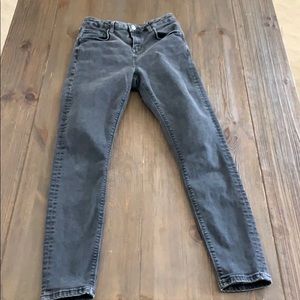 Nordstrom Women’s Topshop Moto Faded Black…